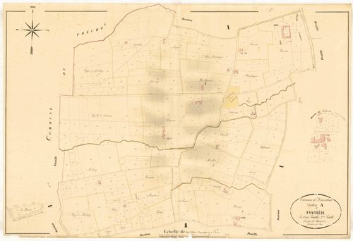 Plan napoléonien, atlas-A2 Pomarède, Moncrabeau