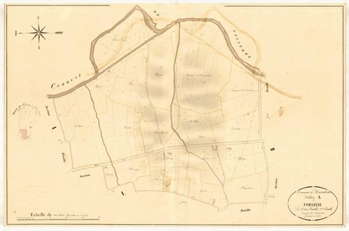Plan napoléonien, atlas-A3 Pomarède, Moncrabeau