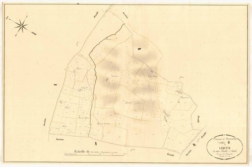 Plan napoléonien, atlas-B1 Lahitte, Moncrabeau