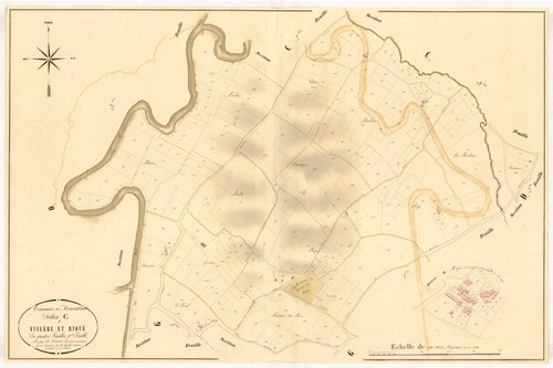 Plan napoléonien, atlas-C4 Vialère et Riqué, Moncrabeau