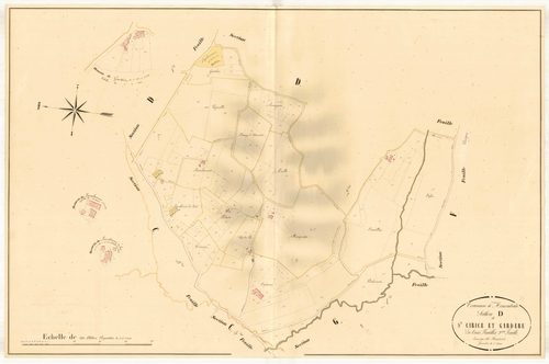 Plan napoléonien, atlas-D3 Saint-Cirice et Gardère, Moncrabeau