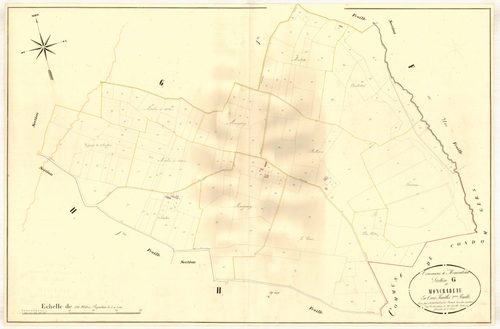 Plan napoléonien, atlas-G2 Moncrabeau, Moncrabeau
