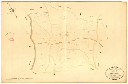 Plan napoléonien, atlas-H1 Labuscagne, Moncrabeau