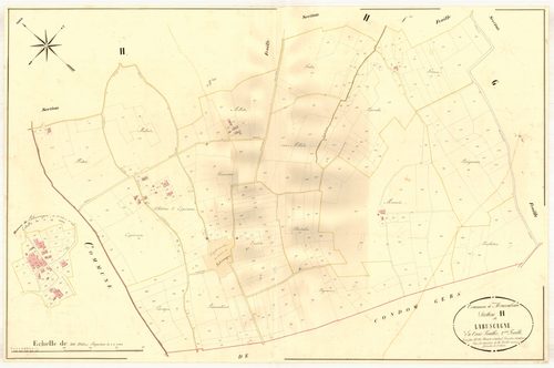 Plan napoléonien, atlas-H2 Labuscagne, Moncrabeau