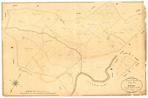 Plan napoléonien, atlas-I3 Marcadis, Moncrabeau