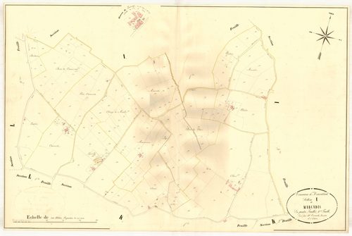 Plan napoléonien, atlas-I4 Marcadis, Moncrabeau