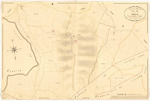 Plan napoléonien, atlas-K2 Pédaugé, Moncrabeau