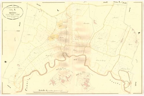 Plan napoléonien, atlas-L1 Artigues, Moncrabeau