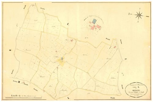 Plan napoléonien, atlas-L2 Artigues, Moncrabeau