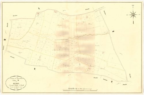 Plan napoléonien, atlas-N2 Haumon, Moncrabeau