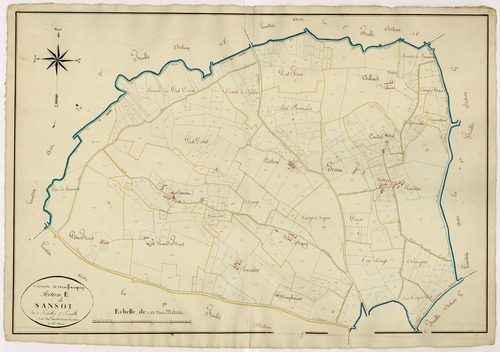 Plan napoléonien, atlas-E1 Sansot, Monflanquin