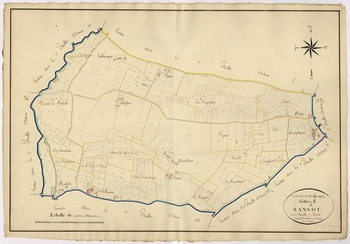 Plan napoléonien, atlas-E2 Sansot, Monflanquin