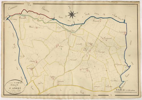 Plan napoléonien, atlas-G1 Saint-André, Monflanquin