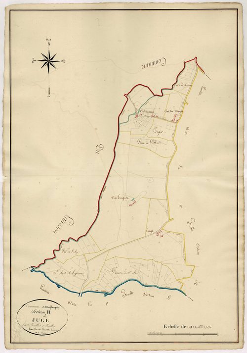 Plan napoléonien, atlas-H1 Juge, Monflanquin