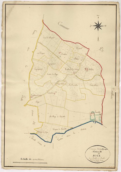 Plan napoléonien, atlas-H2 Juge, Monflanquin