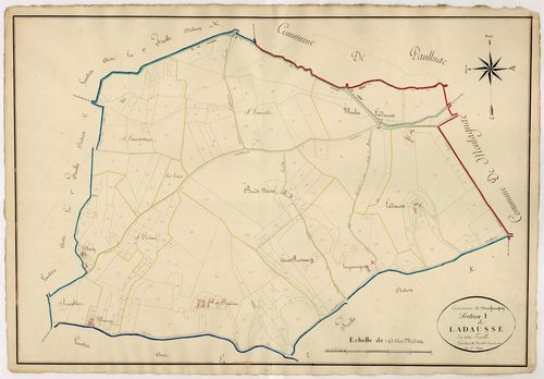 Plan napoléonien, atlas-I Ladausse, Monflanquin