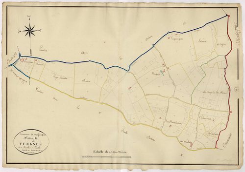 Plan napoléonien, atlas-K1 Vergnes, Monflanquin