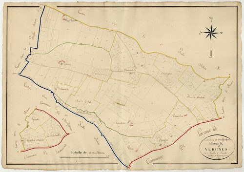 Plan napoléonien, atlas-K2 Vergnes, Monflanquin