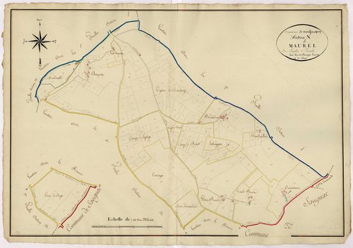 Plan napoléonien, atlas-N1 Maurel, Monflanquin