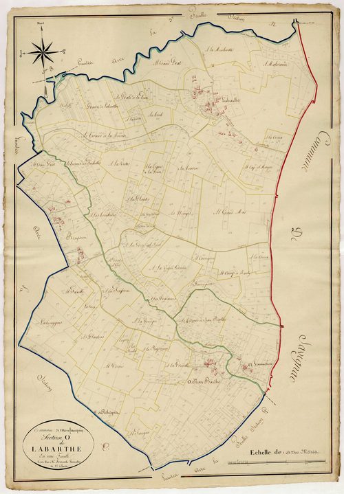 Plan napoléonien, atlas-O Labarthe, Monflanquin