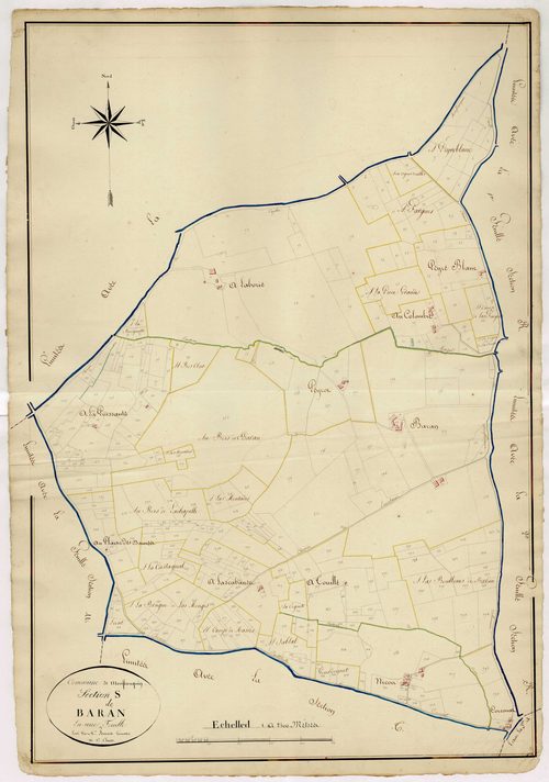 Plan napoléonien, atlas-S Baran, Monflanquin