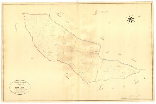 Plan napoléonien, atlas-A1 Hallier, Montgaillard-en-Albret