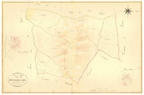 Plan napoléonien, atlas-B2 Montgaillard, Montgaillard-en-Albret