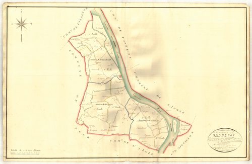 Plan napoléonien, atlas-TA, Monheurt