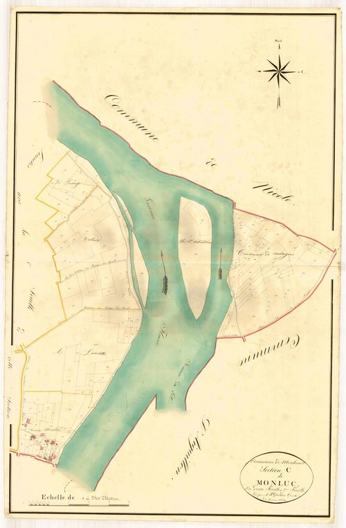 Plan napoléonien, atlas-C2 Monluc, Monheurt