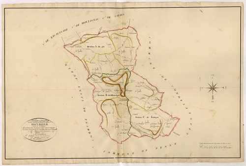 Plan napoléonien, atlas-TA, Monségur