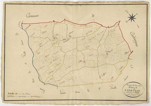 Plan napoléonien, atlas-C1 Fonbigon, Monségur