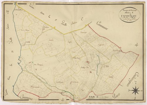 Plan napoléonien, atlas-C2 Fonbigon, Monségur