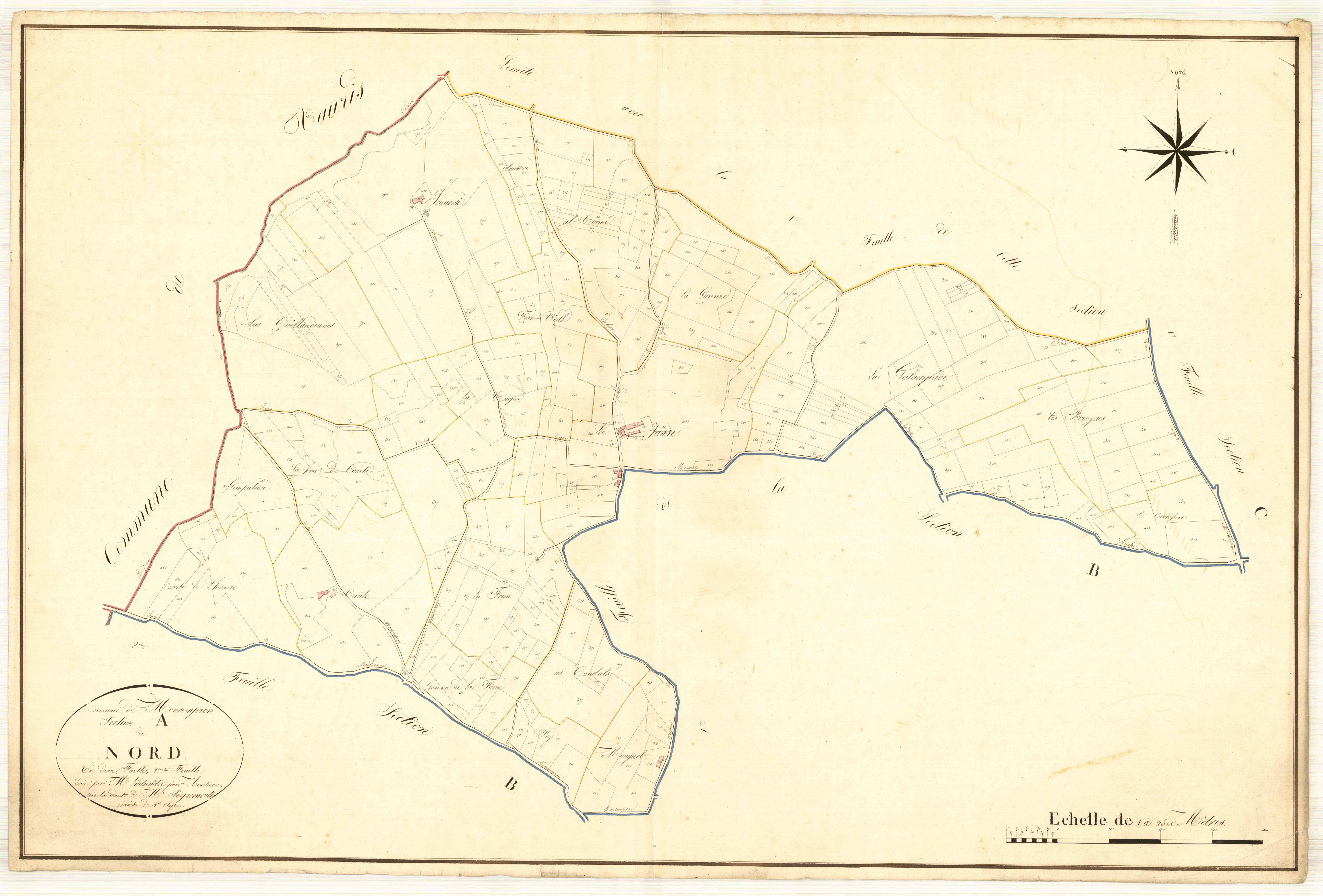 Plan napoléonien, atlas-A2 Nord, Monsempron-Libos
