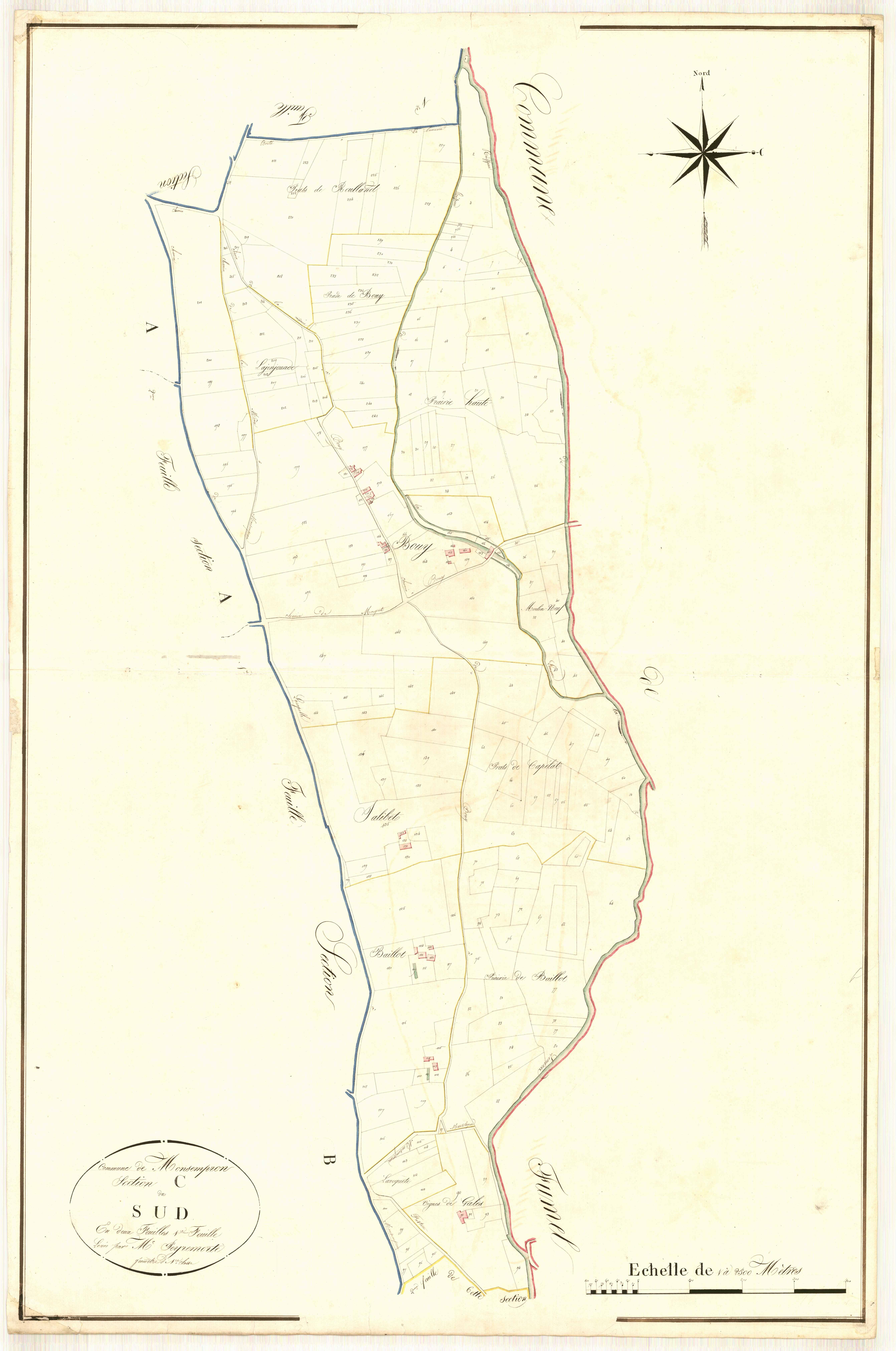 Plan napoléonien, atlas-C1 Sud, Monsempron-Libos
