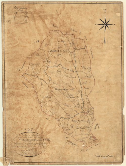 Plan napoléonien, atlas-TA, Monsempron-Libos