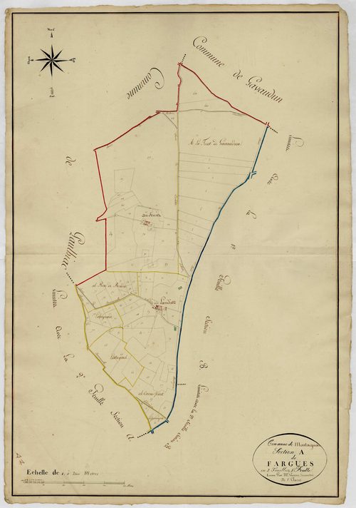 Plan napoléonien, atlas-A1 Fargues, Montagnac-sur-Lède