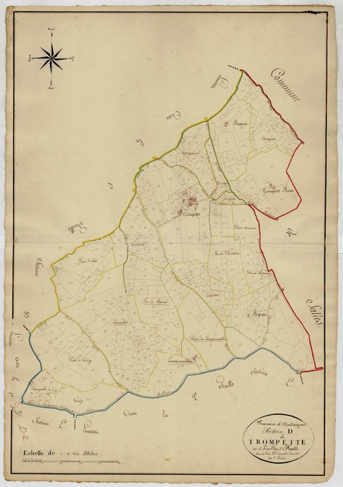 Plan napoléonien, atlas-D2 Trompette, Montagnac-sur-Lède