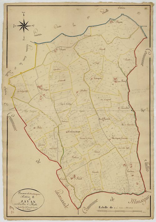 Plan napoléonien, atlas-E2 Jayan, Montagnac-sur-Lède