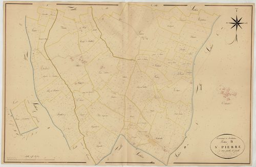 Plan napoléonien, atlas-B2 Saint-Pierre, Montastruc