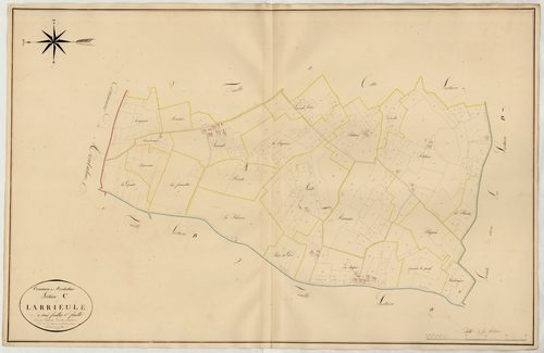 Plan napoléonien, atlas-C1 Larrieule, Montastruc