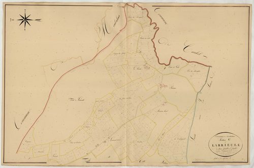 Plan napoléonien, atlas-C2 Larrieule, Montastruc