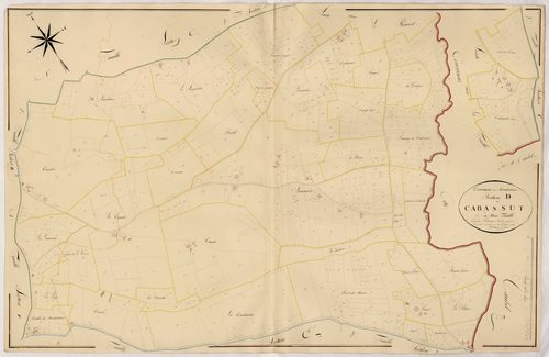 Plan napoléonien, atlas-D Cabassut, Montastruc