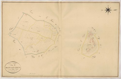 Plan napoléonien, atlas-F1 Montastruc, Montastruc
