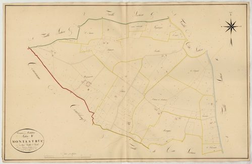 Plan napoléonien, atlas-F2 Montastruc, Montastruc