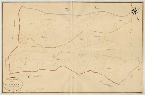 Plan napoléonien, atlas-G1 Saint-Etienne, Montastruc