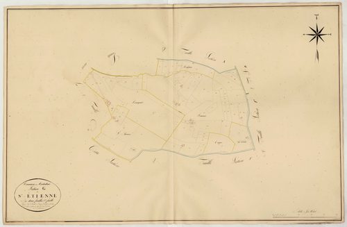 Plan napoléonien, atlas-G2 Saint-Etienne, Montastruc