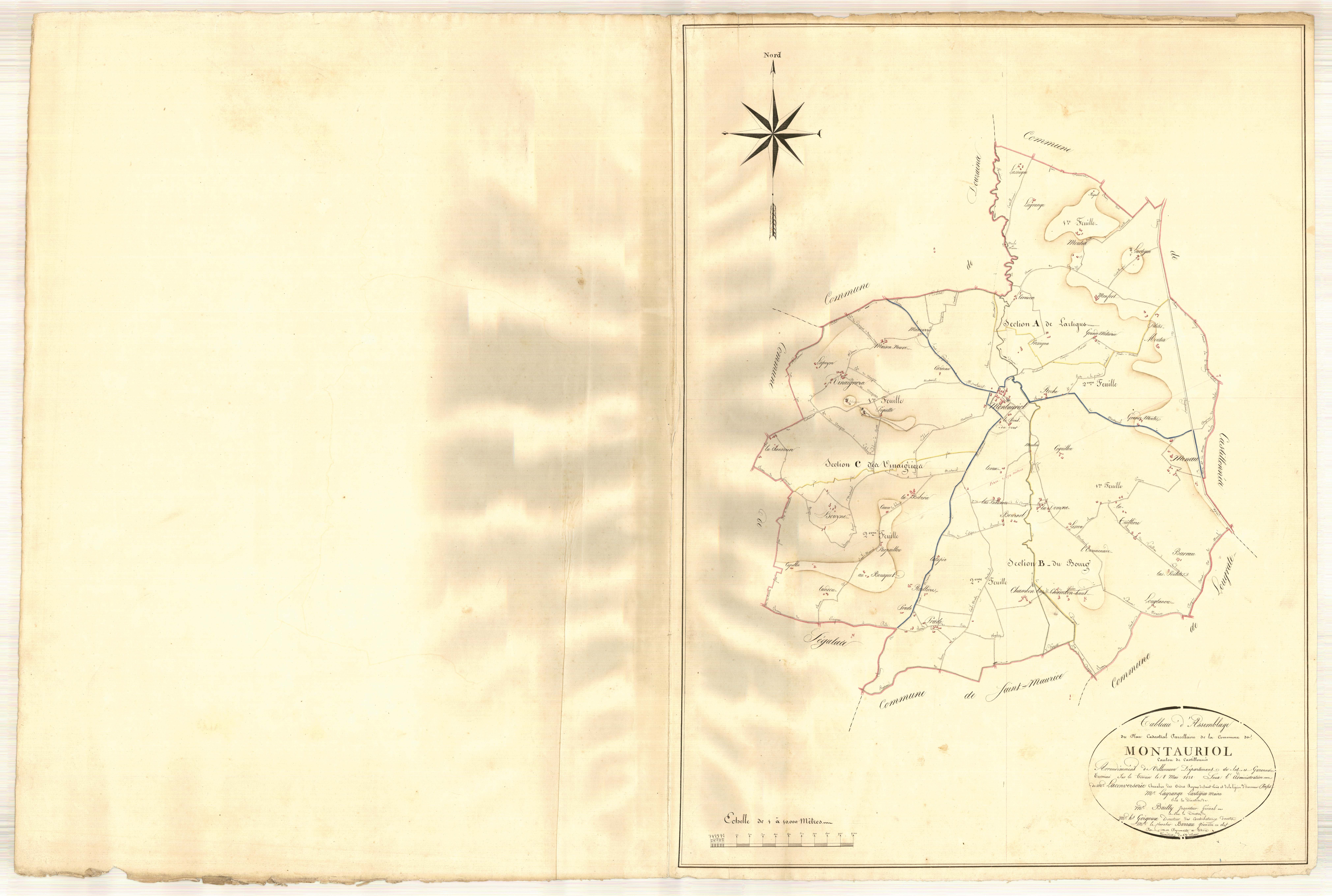 Plan napoléonien, atlas-TA, Montauriol