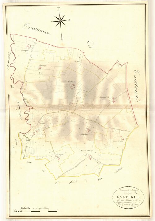 Plan napoléonien, atlas-A1 Lartigue, Montauriol