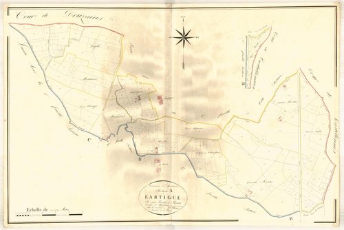 Plan napoléonien, atlas-A2 Lartigue, Montauriol
