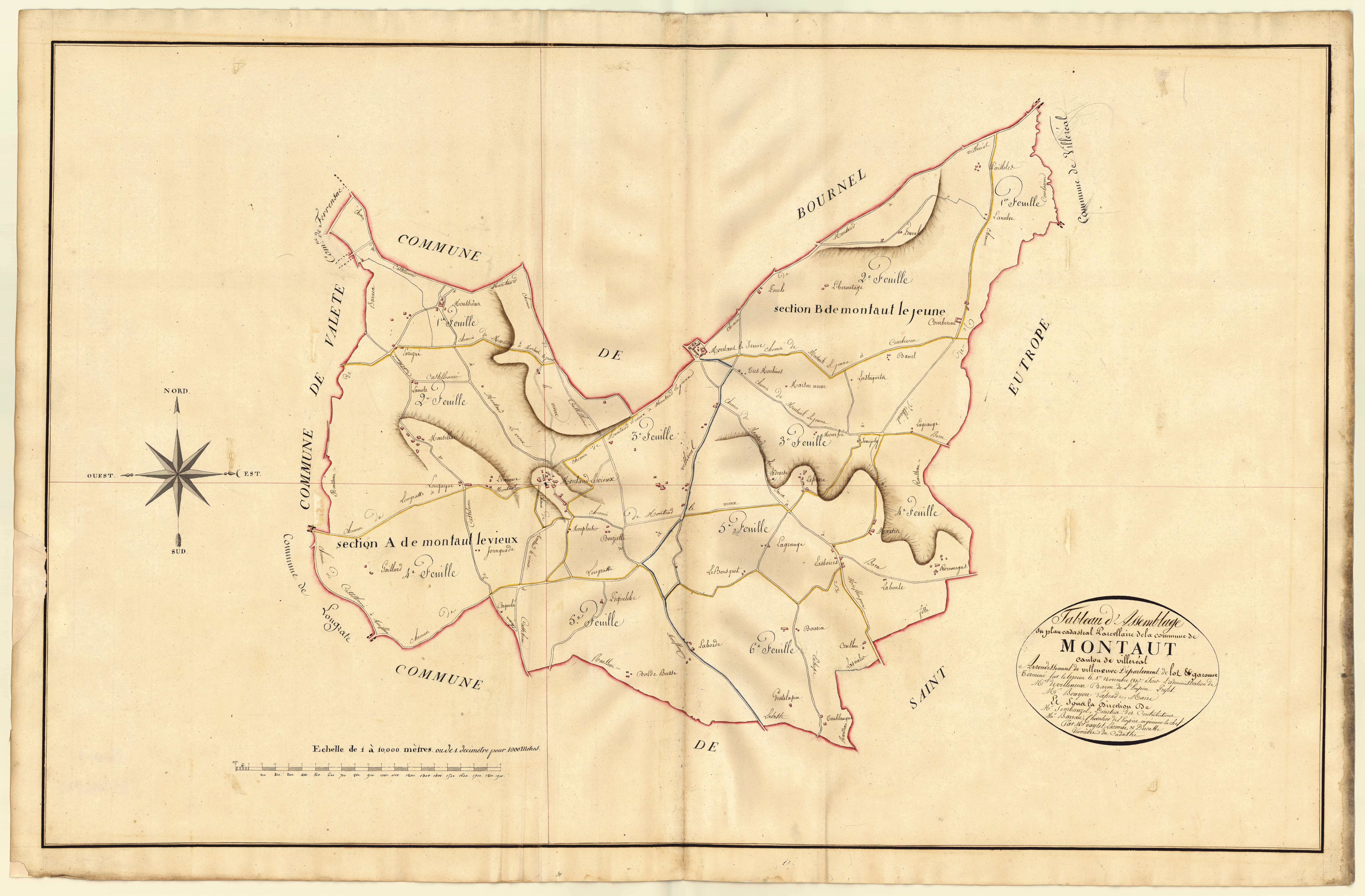 Plan primitif, atlas-TA, Montaut